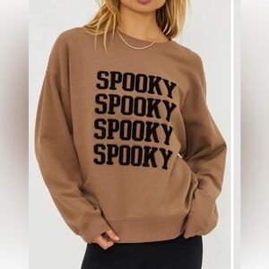 Beach Riot Devyn Spooky Oversized Sweatshirt Medium